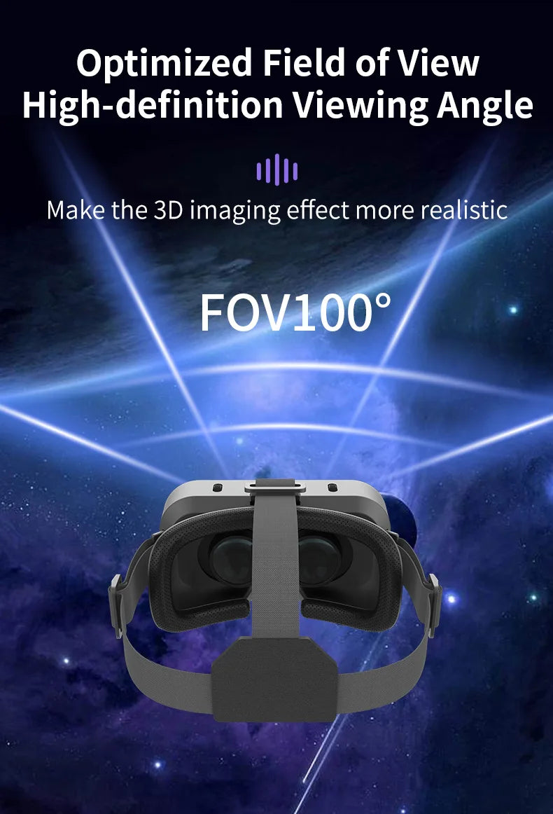 3D Virtual Reality VR Glasses Headset Devices Helmet Lenses Goggles Smart For Smartphones Phone Cell Mobile Game Viar Viewer Set