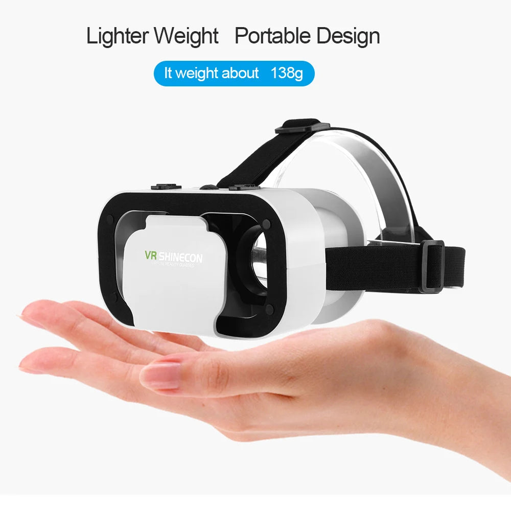 3D Virtual Reality VR Glasses Headset Devices Helmet Lenses Goggles Smart For Smartphones Phone Cell Mobile Game Viar Viewer Set