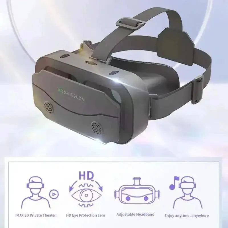 3D Virtual Reality VR Glasses Headset Devices Helmet Lenses Goggles Smart For Smartphones Phone Cell Mobile Game Viar Viewer Set