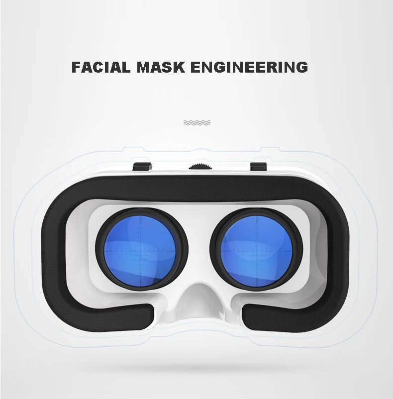 3D Virtual Reality VR Glasses Headset Devices Helmet Lenses Goggles Smart For Smartphones Phone Cell Mobile Game Viar Viewer Set