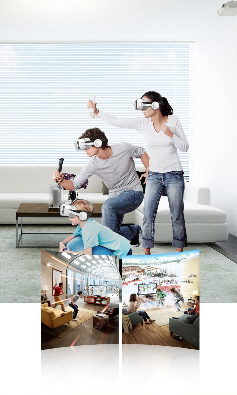 3D Virtual Reality VR Glasses Headset Devices Helmet Lenses Goggles Smart For Smartphones Phone Cell Mobile Game Viar Viewer Set